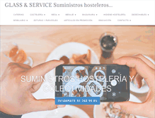 Tablet Screenshot of glassandservice.com
